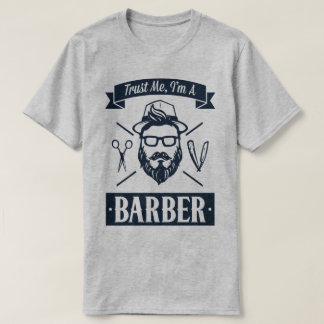 Vertrouw me dat ik een Barber Funny Work Humor T-S T-shirt