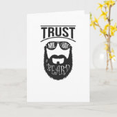 Vertrouw me dat ik een Beard heb. Kaart (Gele Bloem)