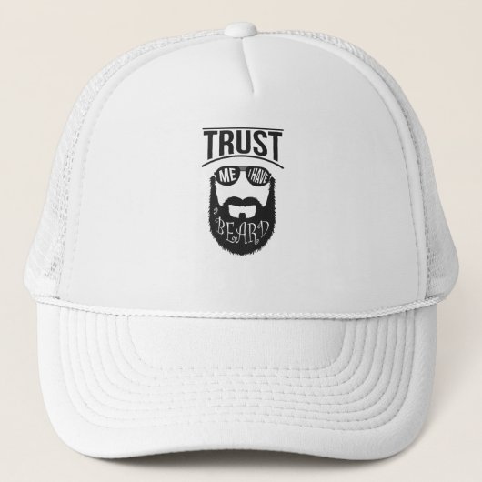 Vertrouw me dat ik een Beard heb. Trucker Pet (Voorkant)