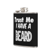 Vertrouw me dat ik een biefstuk heb. heupfles (Links)