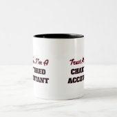 Vertrouw me dat ik een Chartered Accountant ben Tweekleurige Koffiemok (Center)