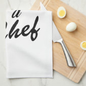 Vertrouw me dat ik een Chef Long ben Theedoek (Quarter Fold)