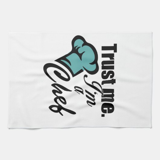 Vertrouw me dat ik een Chef Long ben Theedoek (Horizontaal)