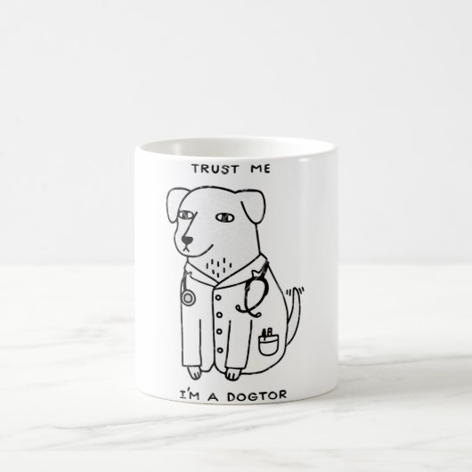 Vertrouw me dat ik een Dogtor ben Koffiemok (Center)