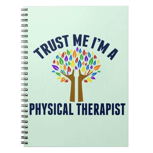 Vertrouw me dat ik een fysiotherapeut ben notitieboek (Voorkant)
