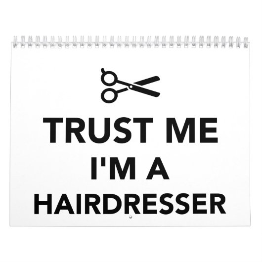 Vertrouw me dat ik een Hairdresser ben Kalender (Hoes)