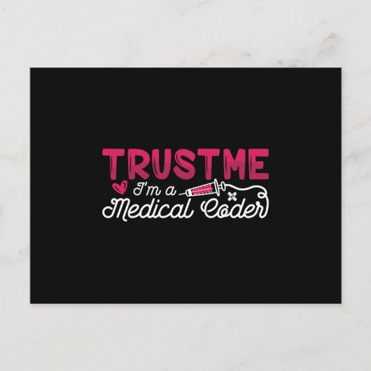 Vertrouw me dat ik een ICD-coderingsprogrammeur vo Briefkaart (Voorkant)