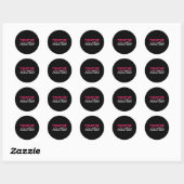 Vertrouw me dat ik een ICD-coderingsprogrammeur vo Ronde Sticker (Vel)