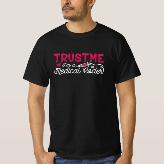 Vertrouw me dat ik een ICD-coderingsprogrammeur vo T-shirt (Voorkant)