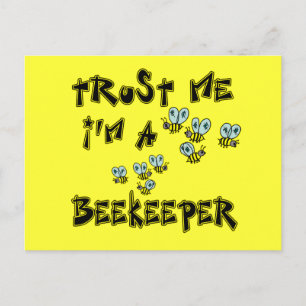 Vertrouw me dat ik een imker ben briefkaart