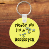 Vertrouw me dat ik een imker ben sleutelhanger (Voorkant)