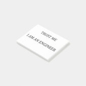 Vertrouw me dat ik een ingenieur ben post-it® notes (Schuin)