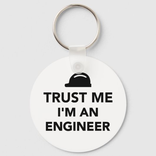 Vertrouw me dat ik een ingenieur ben sleutelhanger (Voorkant)