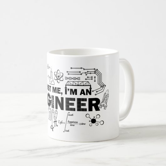 Vertrouw me dat ik een ingenieur Mok ben (Voorkant rechts)