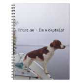 Vertrouw me dat ik een kapitein ben notitieboek (Voorkant)