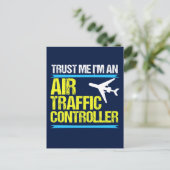 Vertrouw me dat ik een luchtverkeersleider ben briefkaart (Staand voorkant)