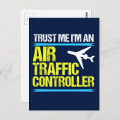 Vertrouw me dat ik een luchtverkeersleider ben briefkaart (Voorkant / Achterkant)