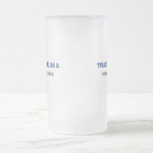 Vertrouw me dat ik een Magicus ben Matglas Bierpul (Center)