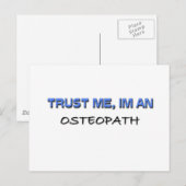 Vertrouw me dat ik een Osteopath ben Briefkaart (Voorkant / Achterkant)