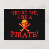 Vertrouw me dat ik een Pirate T shirten en Mokken  Briefkaart (Voorkant)