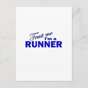 Vertrouw me dat ik een Runner ben Briefkaart