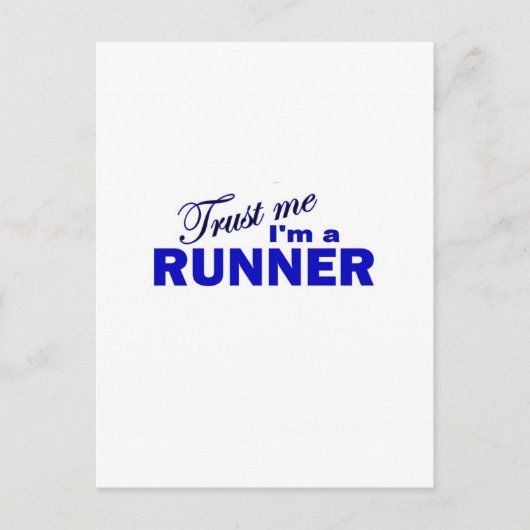 Vertrouw me dat ik een Runner ben Briefkaart (Voorkant)
