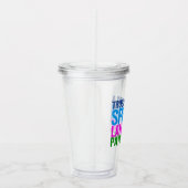 Vertrouw me dat ik een SLP ben Acryl Drinkbeker (Rechts)
