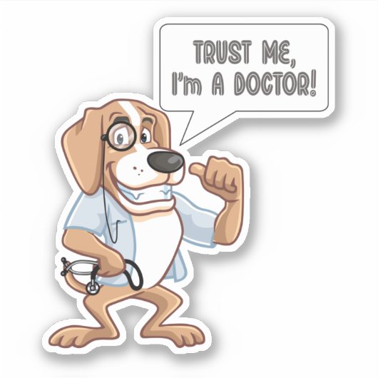 Vertrouw me dat ik een Sticker ben. (Voorkant)