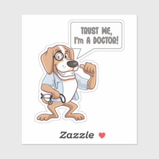 Vertrouw me dat ik een Sticker ben. (Vel)