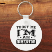 Vertrouw me dat ik een uitvinder ben sleutelhanger (Voorkant)