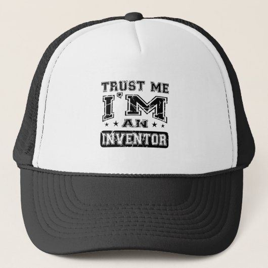 Vertrouw me dat ik een uitvinder ben trucker pet (Voorkant)
