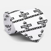 Vertrouw me dat ik taxichauffeur ben stropdas (Opgerold)