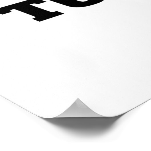 Vertrouw me dat ik Turks ben Poster (Hoek)