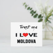 Vertrouw me dat ik van Moldavië hou. Briefkaart (Staand voorkant)