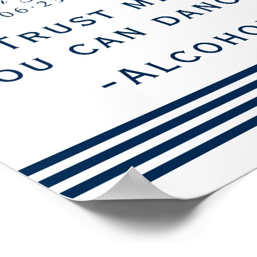 Vertrouw me dat je de zeemacht kunt dansen. poster (Hoek)