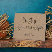 Vertrouw me dat je het alcoholsignaal kunt afgeven fotoplaat (Zijkant)