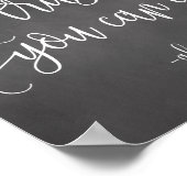 Vertrouw me dat je het alcoholsignaal kunt afgeven poster (Hoek)