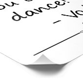 Vertrouw me dat je kunt dansen, wodka, bruiloft Si Foto Afdruk (Hoek)