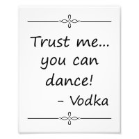 Vertrouw me dat je kunt dansen, wodka, bruiloft Si