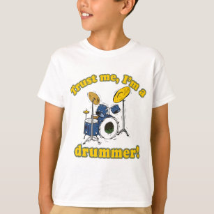 Vertrouw me een drummer t-shirt