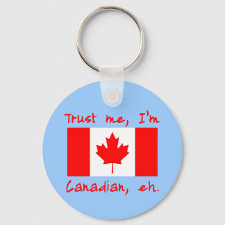 Vertrouw me ik ben Canadese Producten Sleutelhanger