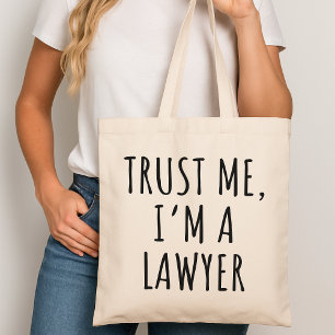 Vertrouw Me Ik Ben Een Advocaat Boodschappentas –  Tote Bag