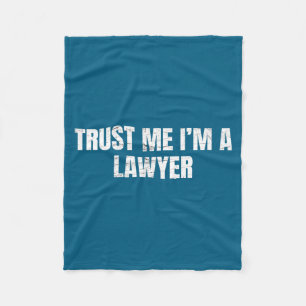 Vertrouw Me Ik Ben Een Advocaat Funny Jurist Recht Fleece Deken