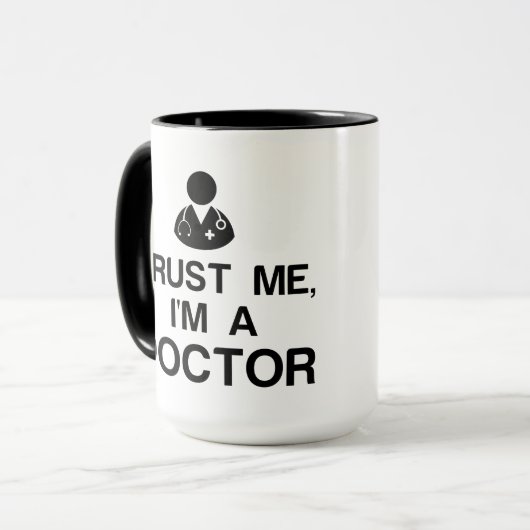 VERTROUW ME, IK BEN EEN ARTS MOK (Voorkant links)