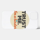 Vertrouw me. Ik ben een Birder! Embleem Case-Mate iPhone Case (Achterkant (horizontaal))