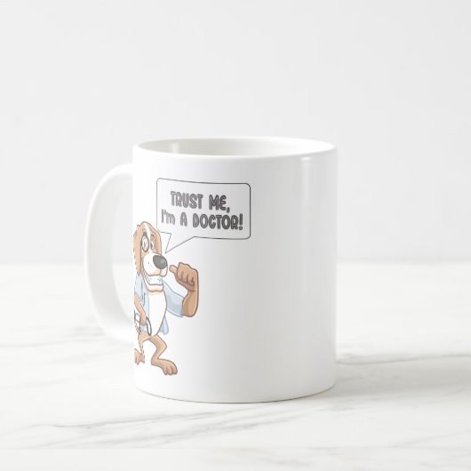 Vertrouw me Ik ben een dokter Koffiemok (Voorkant links)