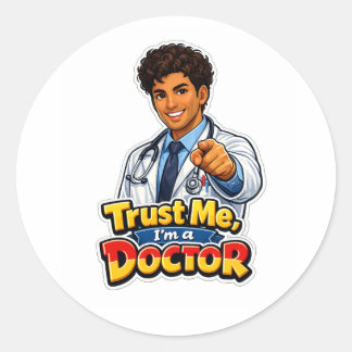 Vertrouw Me Ik Ben Een Dokter Sticker