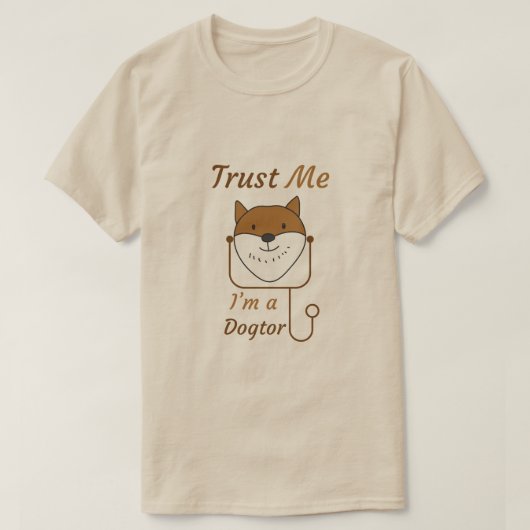 Vertrouw me, ik ben een dokter T-shirts (Design voorkant)