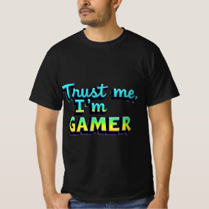 Vertrouw me, ik ben een gamer - Multicolor Gaming  T-shirt