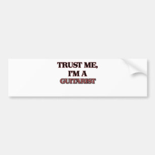 Vertrouw me, ik ben een gitarist bumpersticker